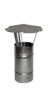 shumee POCINKANI PREZRAČEVALNI DIMNIK BREZ PLOŠČE 130 MM