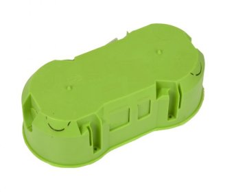 shumee DVOJNA VGRADNA DOZA 60 MM ZELENA - E111AA-KN049