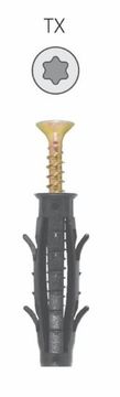 shumee RAZŠIRILNI VTIČ Z NASTAVKOM TORX TX25 8/5*70MM - KX 8/5*70T