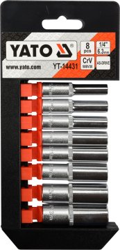 shumee KOMPLET DOLGIH NASADNIH KLJUČEV 1/4'', 8 DELNI - YT-14431