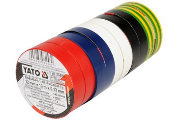 shumee SADA ELEKTROIZOLAČNÝCH PÁSK 12MM*10M MIX 10 KUSOV - YT-8156