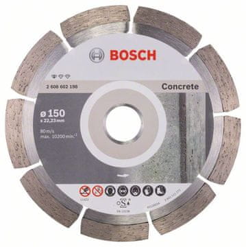 shumee SEGMENTOVANÝ DIAMANTOVÝ KOTÚČ NA BETÓN 150*22,3*2,0 - B 2608602198