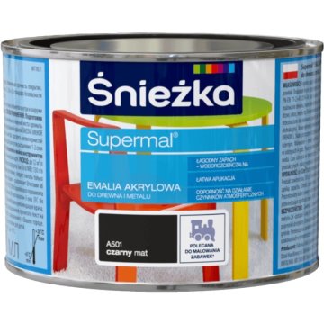shumee SUPERMAL AKRYL SVART A445 0,8L