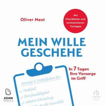 AUDIBOOK Avdio knjiga: "Mein Wille geschehe"