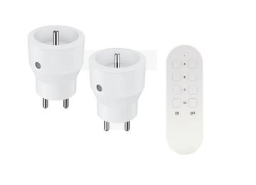 shumee KOMPLET BREZŽIČNIH MINI VTIČNIC, DALJINSKO UPRAVLJANJE 2+1 - ON-RS-9