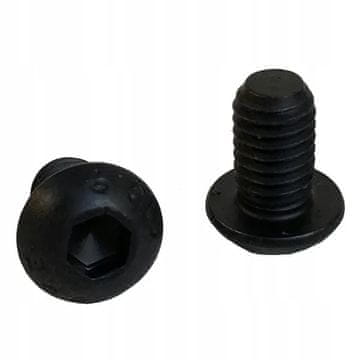 shumee M3*10-10.9 ČRNI VIJAK Z GOBO ISO 7380-1 - 7380 3*10C