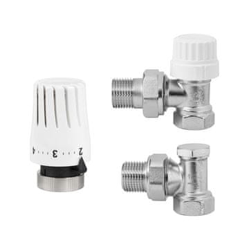 shumee KOMPLET KOTNEGA TERMOSTATA - TERMOSTATSKI VENTIL, GLAVA, POVRATNI VENTIL - H/CD-76-K15