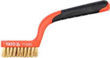 shumee 3-VRSTNI ŽIČNI KRTAČNI ROČAJ S PLASTIČNIM ROČAJEM - YT-6343