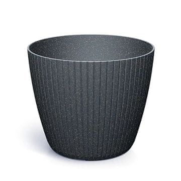 shumee OKROGLI LESENI LONČ ZA CVETJE LAMIA ECO - ANTRACIT 12,8 L - PP-DLAM300WA