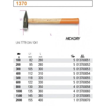 shumee KLJUČAVNIČARSKO KLADIVO 1000G - BE 1370/1000