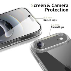 Tech-protect FlexAir Hybrid ovitek za iPhone 17 Air, prozoren