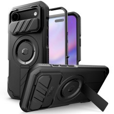 Tech-protect Kevlar MagSafe ovitek za iPhone 17 Air, črna