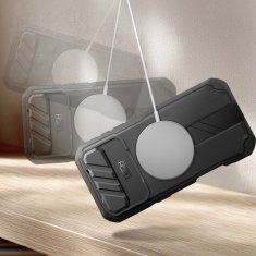 Tech-protect Kevlar MagSafe ovitek za iPhone 17 Air, črna