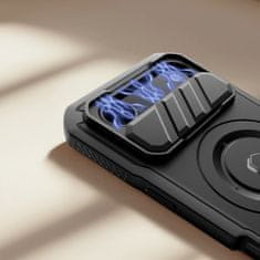 Tech-protect Kevlar MagSafe ovitek za iPhone 17 Air, črna
