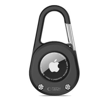 Tech-protect Slidelock Carabiner ovitek za Apple AirTag 1 / 2, črna