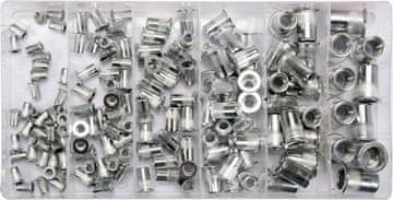 TOYA KOMPLET ALUMINIJASTIH KOVIČNIH MATIC M3-M10, 150 KOSOV - YT-36460