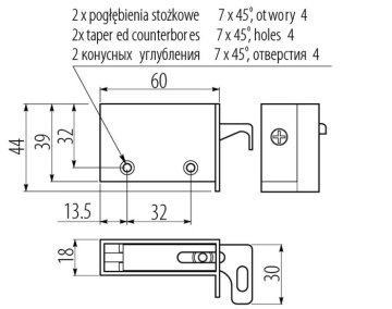 shumee NOVA KUHINJSKA OBESA D/L RJAVA (2 KOS.)