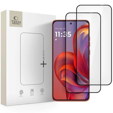 Tech-protect Glass Fit 2x zaščitno steklo za Motorola Edge 50 Neo / 60 Neo, črna
