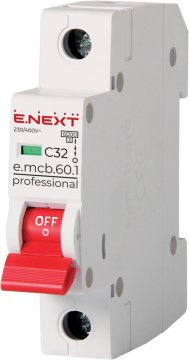 shumee PRETOKOVNO ODKLOPALNIK MCB.PRO60 1P C32A 6KA - EX-P042011