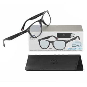 shumee Filtrirna očala za računalnik in branje, dioptrija 100, z antirefleksnim premazom BLFBOX83D