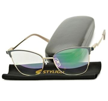 shumee Črna pravokotna polarizirana sončna očala MP12