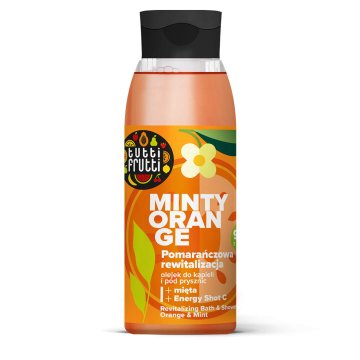 shumee Revitalizirajoče olje za kopel in prhanje Pomaranča in meta + Energy Shot C, 400 ml