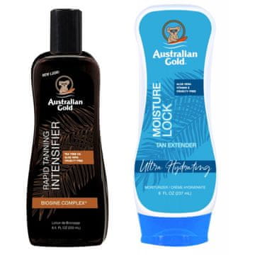 shumee Australian Gold Tanning Intensifier + Balzam za po sončenju