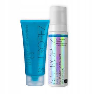 shumee St.Tropez Tan Opt Odstranjevalec porjavelosti 200 ml + St.Tropez lak za porjavitev telesa 200 ml