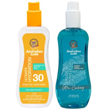 shumee Australian Gold Spray Gel SPF30 + hladilni sprej
