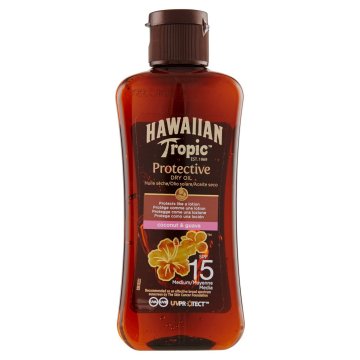 shumee Hawaiian Tropic zaščitno suho olje SPF15 100 ml