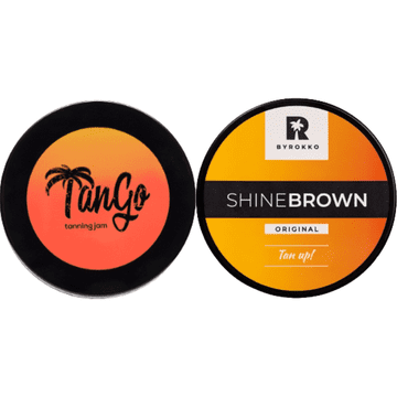 shumee Mazzaci TanGo + Byrokko Shine Brown krema za sončenje