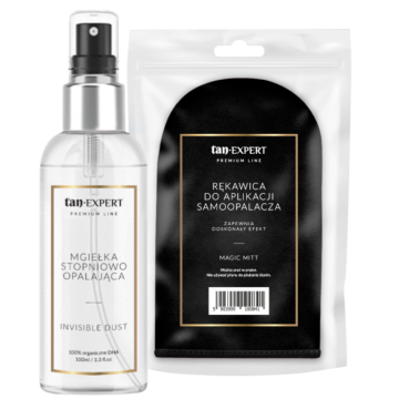 shumee TanExpert Invisible Dust Tanning Mist + Glove