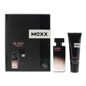 shumee Mexx Black Woman parfumski set toaletna voda 30 ml + gel za prhanje 50 ml