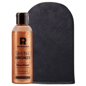 shumee Byrokko Shine Bronze Dry Bronzing Oil + Glove