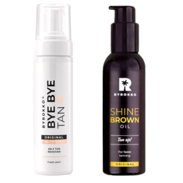 shumee Byrokko Shine Brown Oil + odstranjevalec samoporjavitve