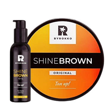 shumee Byrokko Shine Brown + olje za porjavitev 150 ml