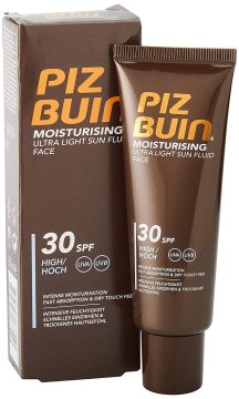 shumee Piz Buin vlažilni fluid za sončenje za obraz SPF30 50 ml