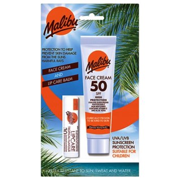shumee Malibu krema za obraz SPF50 + komplet šminke SPF30