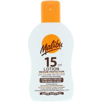 shumee Malibu zaščitni losjon SPF15 vodoodporen balzam 200 ml