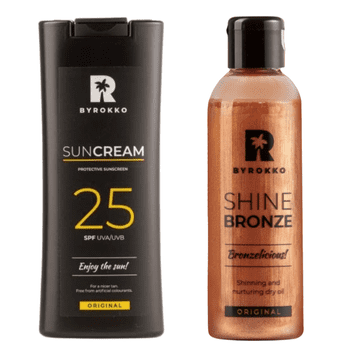 shumee Byrokko Shine Bronze + krema za sončenje SPF25
