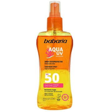 shumee Babaria Aqua UV sprej za sončenje SPF50