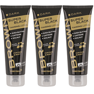 shumee TannyMaxx Super Black losjon za sončenje x3