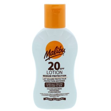 shumee Malibu zaščitni losjon SPF20 vodoodporen balzam 100 ml