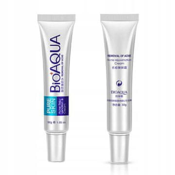 Bio Aqua Set 2x Bioaqua Pure Skin krema proti aknam 30 g