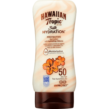 shumee Hawaiian Tropic Silk Hydration Sun Lotion SPF50
