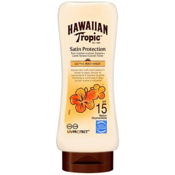 shumee Hawaiian Tropic Satin zaščitni losjon za sončenje SPF15 180 ml