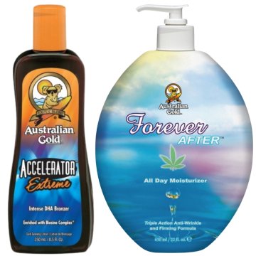 shumee Australian Gold Accelerator Extreme + Forever After po sončenju