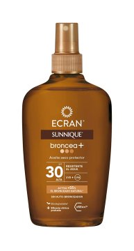 shumee Ecran Sunnique Broncea SPF30 olje v spreju