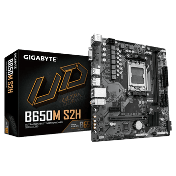 Gigabyte B650M S2H, DDR5, SATA3, USB3.2Gen1, DP, AM5 mATX