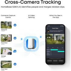 Anker Eufy Security SoloCam E42 komplet 2 kamer + HomeBase 3 baza + 2 solarna panela